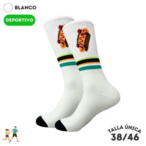 Calcetines Deportivos Hot Dogs